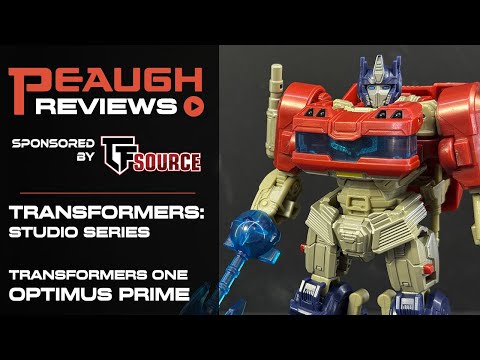 Video Review: Transformers Studio Series - Transformers One Deluxe OPTIMUS PRIME