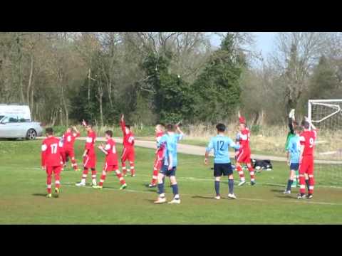 Harrold & Carlton U15s 0-4 Dunstable Town U15s:League 2nd Half Clips 29th March 2014