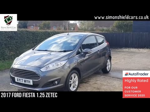 Review 2017 Ford Fiesta 1.25 Zetec 3 door with Simon Shield Cars