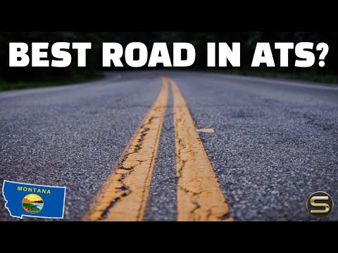 The BEST Road in American Truck Simulator (Montana DLC)
