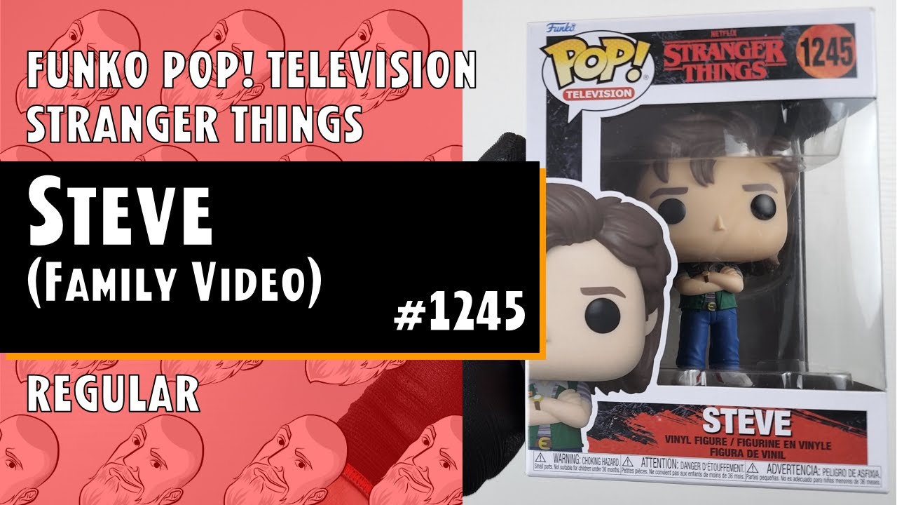 Funko Pop Stranger Things - Steve (Family Video) - 1245 // Just One Pop Showcase