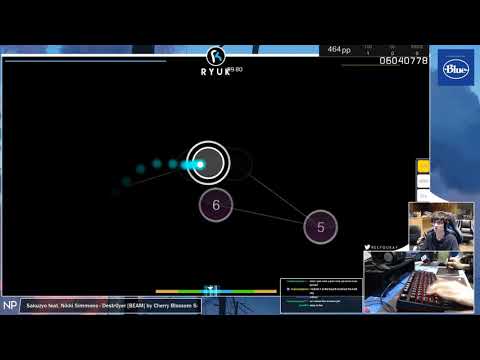 [Live] RyuK | Sakuzyo feat. Nikki Simmons - Destr0yer [BEAM] +HDDT 98.55% {#1 660pp FC} - osu!