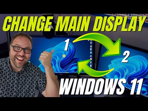 How to Set your Primary Monitor Windows 11 - Change Main Display