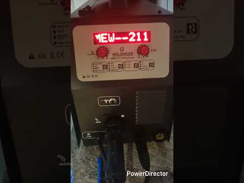Weldinger MEW 211 SYN puls pro erste modifikationen zur Inbetriebnahme 