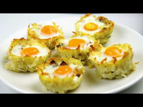 Hash Brown Breakfast Cups with Egg