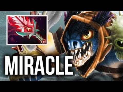 WTF BUILD DOTA2 Miracle- Slark Bloodthorn Intense Game MMR Gameplay Dota 2