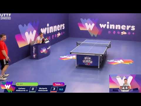 WINners CUP table 1 10.09 Zaitsev Aleksandr A - Skripnik Aleksandr 14:00