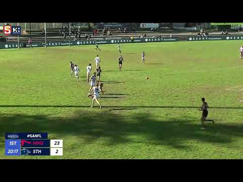 Rd 17 Hostplus SANFL Snapshot - Norwood's Baynen Lowe goals from half back