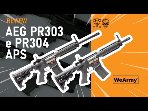 Review dos Rifles M4 APS - Modelos PR303 e PR304 - Série WeArmy Reviews