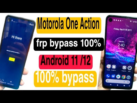 Motorola One Action Frp Bypass Android 11 Update Without Pc || After Reset Skip Option Not Showing