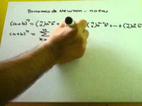 BINOMIO DE NEWTON-NOTAS.