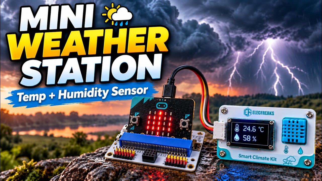 Build a Mini Weather Station | Temperature & Humidity Sensor