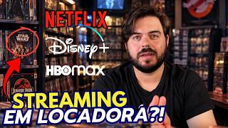 ASSISTINDO COMO ANTIGAMENTE!! NETFLIX, DISNEY+, HBO MAX EM LOCADORA?