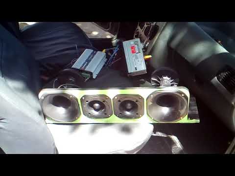 Teste tweeter e corneta champion com ts400