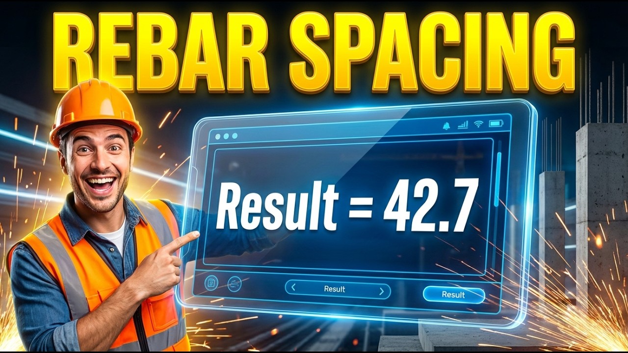 Rebar Spacing Interactive Calculator