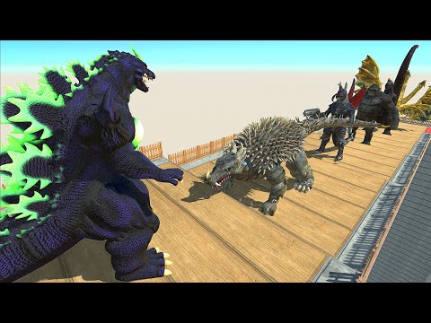 NEW UPDATE UNIT | Super Godzilla Death Fall - Animal Revolt Battle Simulator