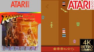 Raiders Of The Lost Ark Atari 2600 4k Gameplay