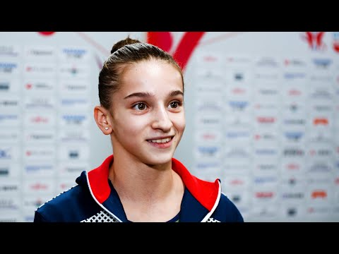 Mara Ceplinschi (ROU) - Interview - 2021 World Championships - Floor Final