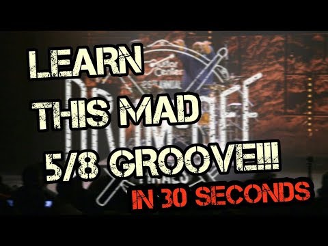 LEARN 5/8 DRUM GROOVE  IN 30 SECONDS [Competition Entry]