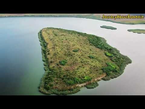 Explore 3 WILD ISLANDS on Mostistea Lake / South Romania/DJI drone view