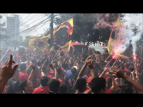 Avenida Rubro-Negra / Torcida Jovem do Sport / Sport 0x1 Flamengo