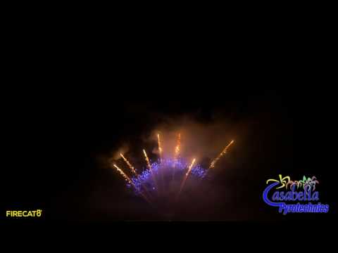 Dominator - 13s Blue Mine with Gold Glitter Comet Fan Slice  (Casabella Demo 2017)