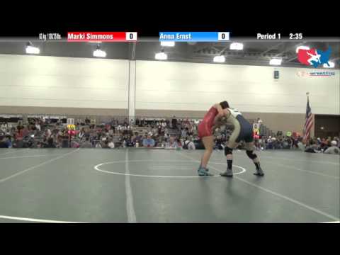 FILA Junior 63 kg / 138.75 lbs. - Marki Simmons vs. Anna Ernst