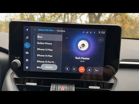 Toyota RAV4 Multimedia Incoming Call via Android Auto from Moto Razr 60 Ultra & Samsung S25 Ultra