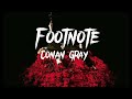 Footnote Conan Gray Lyrics