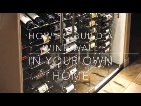 DIY Wine Wall Wine Cellar Wine Shrine