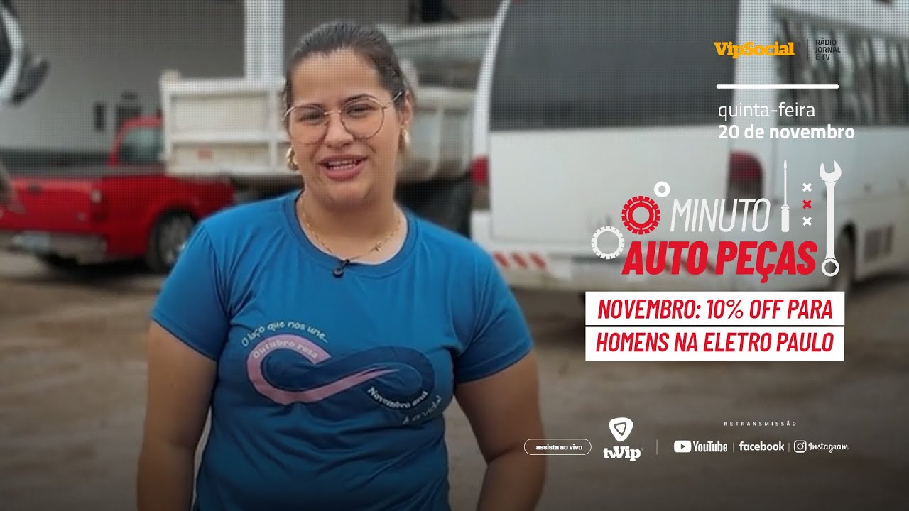 Todo homem ganha 10% na Eletro Paulo em novembro!