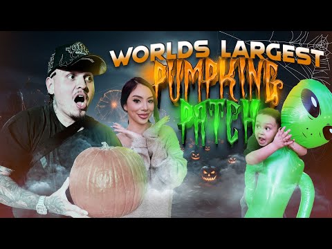 THE WORLD’S LARGEST PUMPKIN PATCH W/ BENNY & ALONDRA! *Ledgy's 1st Time REACTION*