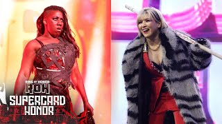 RECAP: Athena vs. Hikaru Shida ROH Women's World Title Match at #ROHSupercard | #ROH TV 04/11/2024