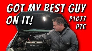 Reparación efectiva y code p1077 Honda