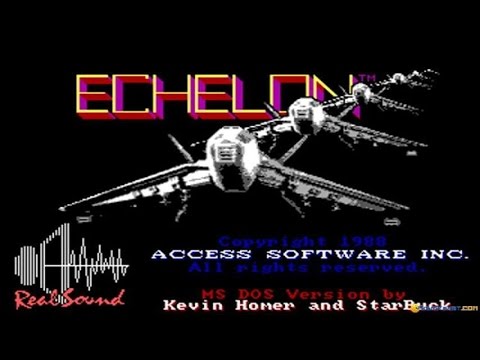 Echelon gameplay (PC Game, 1987)