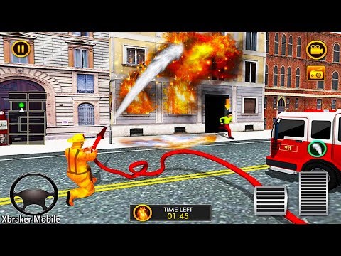 American Fire Fighter Airplane Rescue Heroes 2019 - New Vehicle Unlocked - Android Gameplay #2