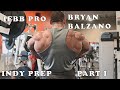 IFBB Pro Bryan Balzano Indy Prep Series Part I Back Training 6 Weeks Out