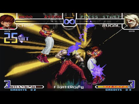 [TAS] KOF VS RUGAL (Todos en 1 Round) CRAZY