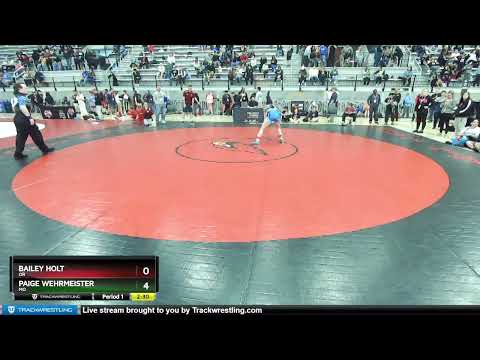 65 Lbs Champ. Round 1 - Bailey Holt, OR Vs Paige Wehrmeister, MO 684e