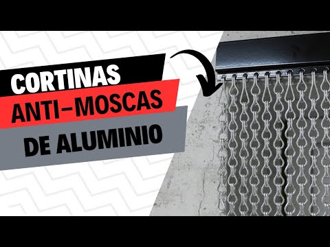 Cortinas Anti-Moscas de Cadena de Aluminio: Modelos y Colores