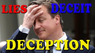 Lies, Deceit and Deception of David Cameron at Redeem's Festival of Life London 2015