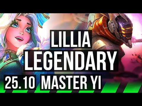LILLIA vs MASTER YI (JGL) | 6k comeback, Legendary, 500+ games | EUW Diamond | 25.10
