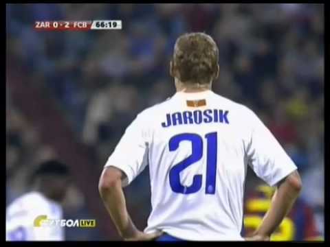 Zaragoza 0:2 FC Barcelona [23-10-2010] | Goal by Messi (0:2)