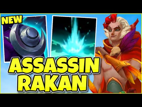 I INVENTED THE NEW DEADLIEST BOTLANE OF SEASON 12 (ASSASSIN RAKAN +PYKE BOTLANE) - League of Legends