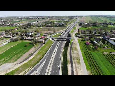 Droga ekspresowa S19 Lublin - Rzeszów odc. realizacyjny obw. Kraśnika (30.04.2022 r.)