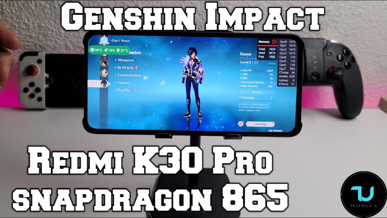 Redmi K30 Pro/Poco F2 Pro Genshin Impact Gameplay Highest Settings 60FPS Snapdragon 865 Gaming test