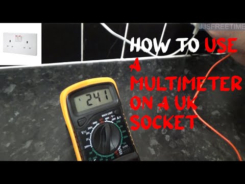 How to use a multimeter on a uk socket