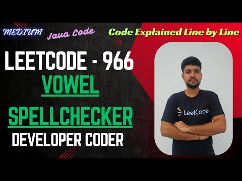 Vowel Spellchecker | | LeetCode 966 | Java Code | Developer Coder