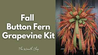 Easy DIY Fall Grapevine Wreath Tutorial | Beginner Fall Wreath