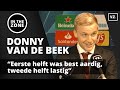 Donny van de Beek over eigen spel: ‘Eerste helft was best aardig, tweede helft lastig’